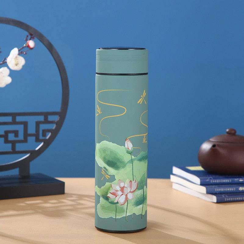 450mln Style Intelligent Thermos Bottle Classical Style Touch Display Stainless Steel Vacuum Flask Mug Water Bottles Temperature Display Insulated Vacuum Insulated 304 Stainless Steel Water Bottle Heat Resistant Insulated Water Bottle