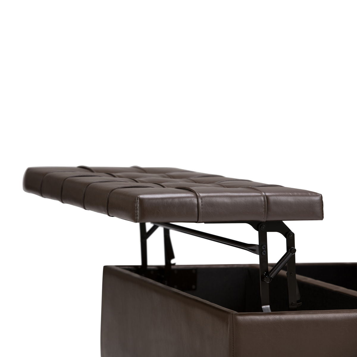 Harrison - Upholstered Coffee Table Storage Ottoman by Couch.com