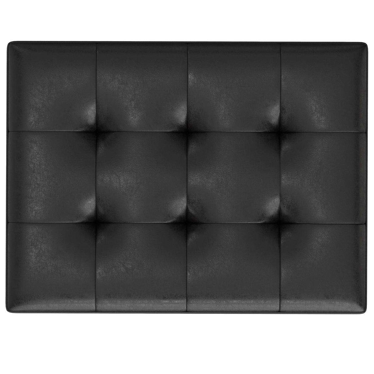 Shay - Large Square Coffee Table Storage Ottoman Mid-Century Style by Couch.com