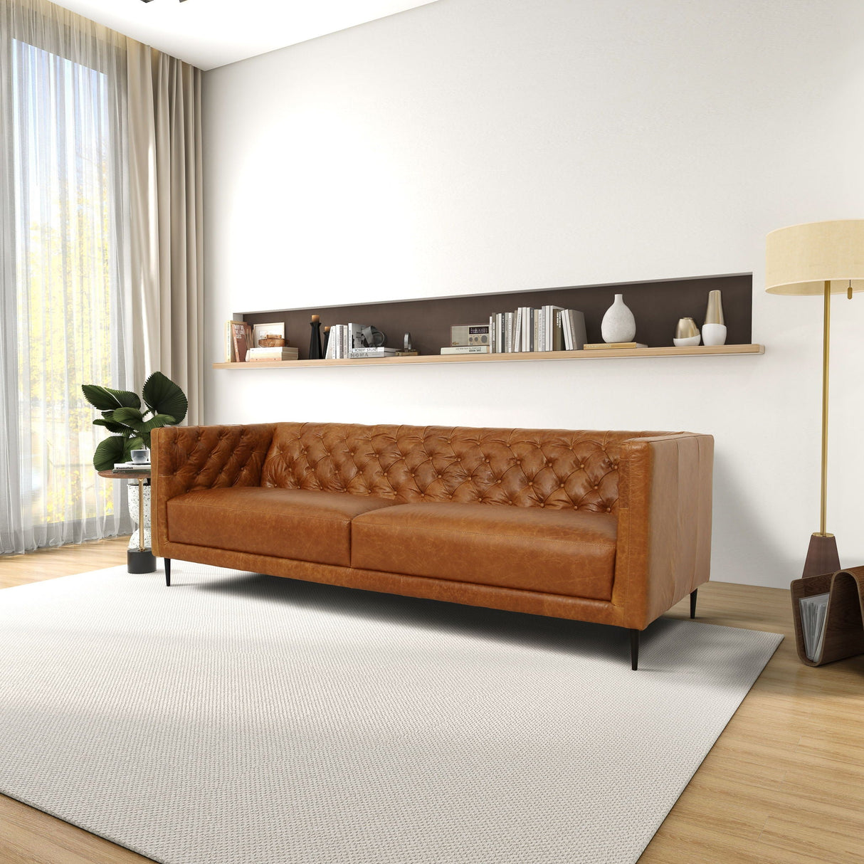 Vermont - Waxy Sofa - Cognac by Couch.com