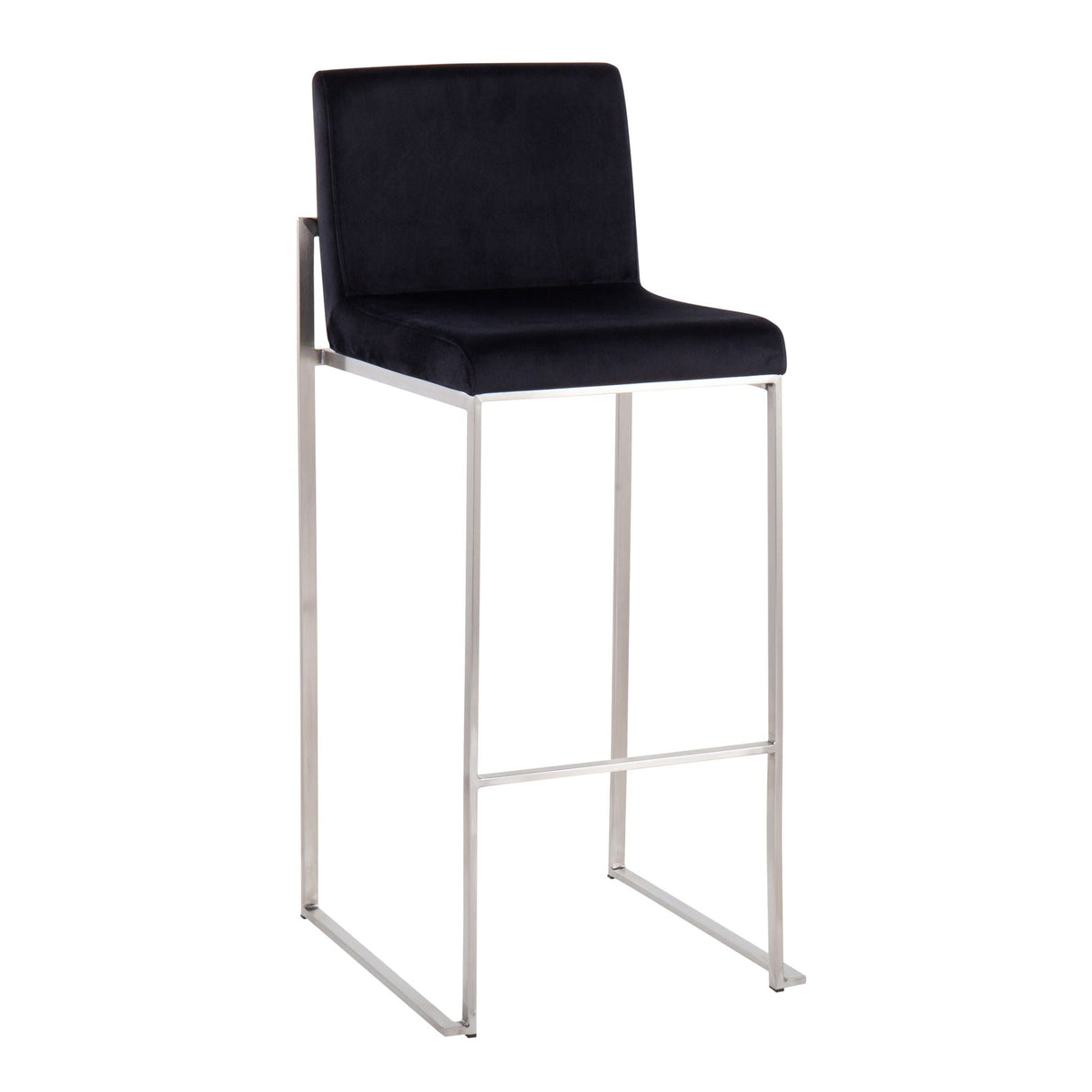 Fuji - Contemporary And Modern Elegance High Back Barstool by Couch.com