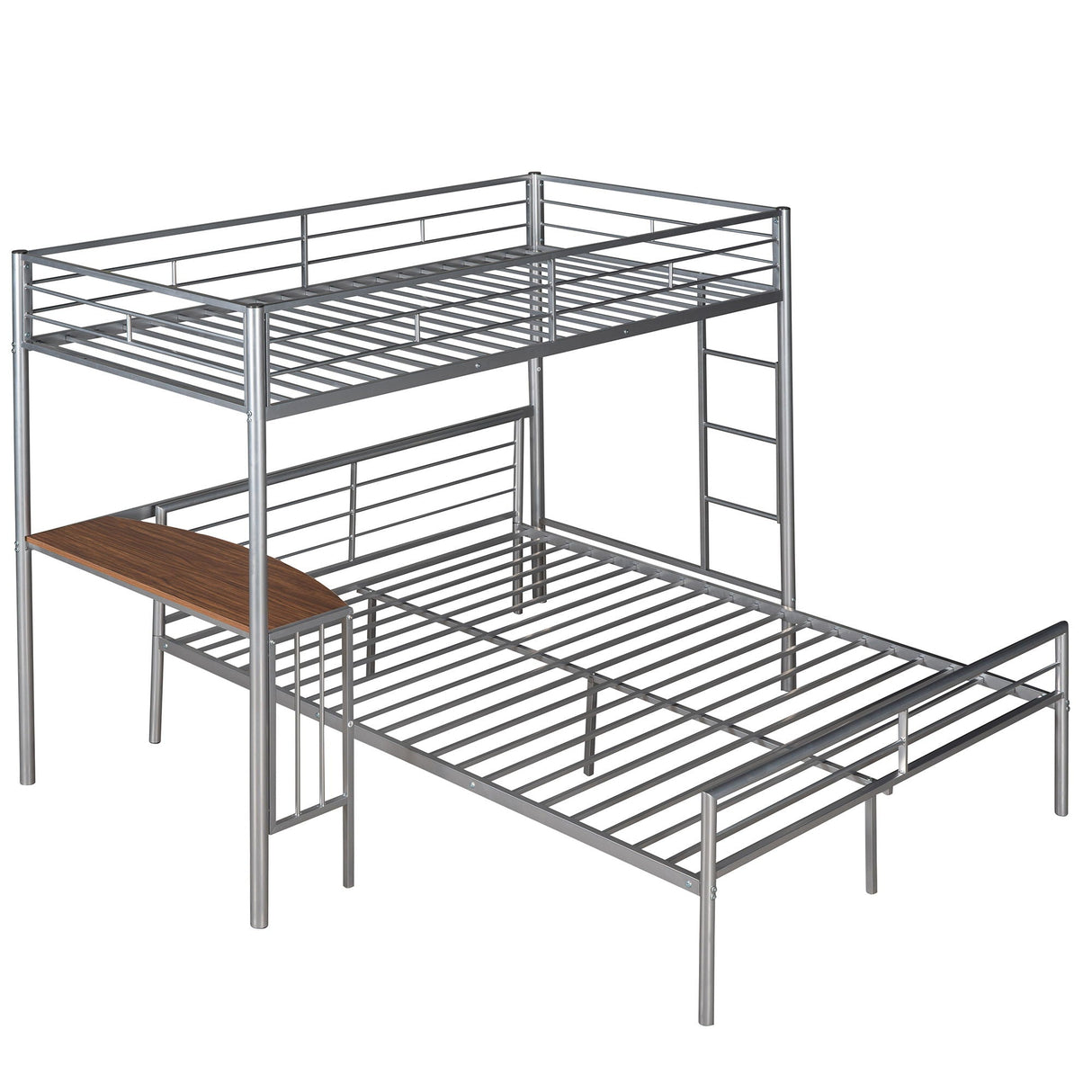 Bunk Bed With Desk, Ladder And Quality Slats For Bedroom by Couch.com