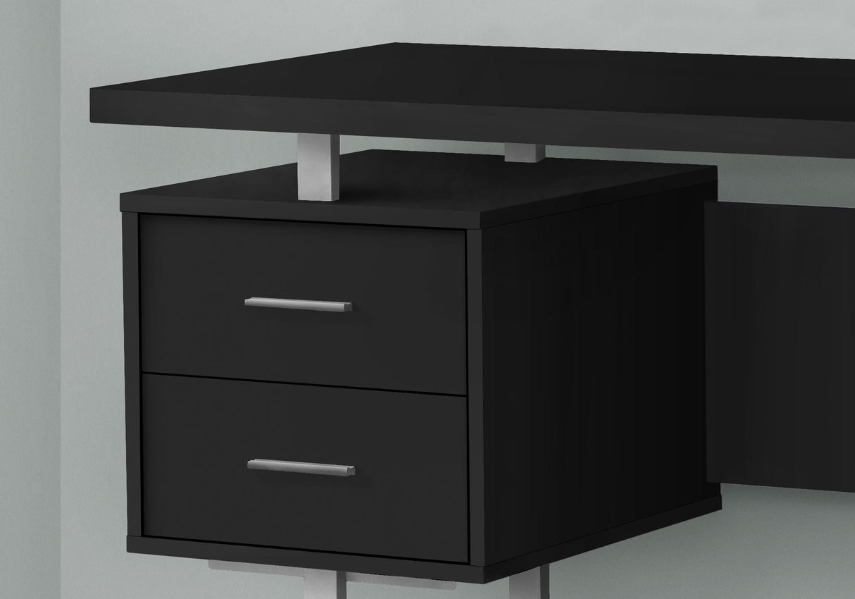Computer Desk For Home Office, Laptop, Left, Right Set - Up, Storage Drawers, Contemporary & Modern by Couch.com