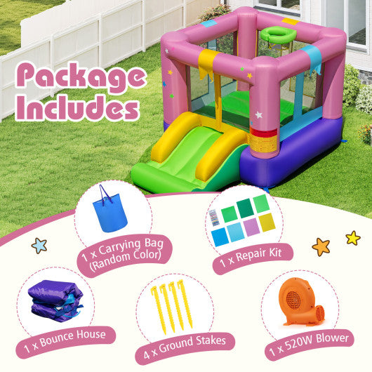 Bouncy Castle with Jumping Area and 520W Blower