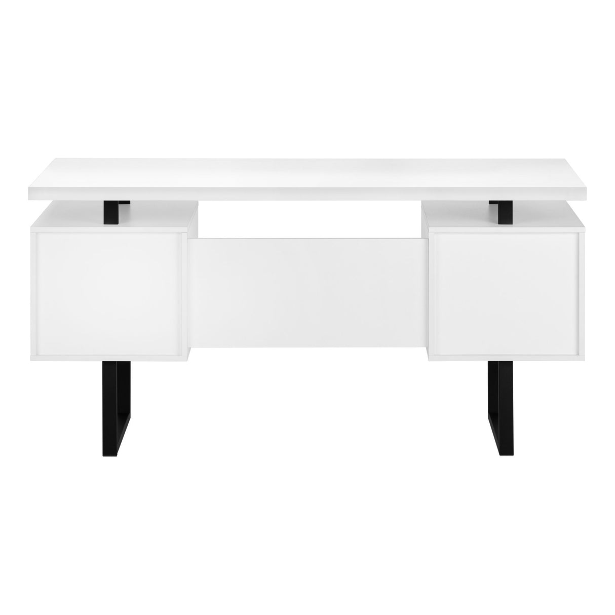 Computer Desk For Home Office, Laptop, Left, Right Set - Up, Storage Drawers, Contemporary & Modern by Couch.com