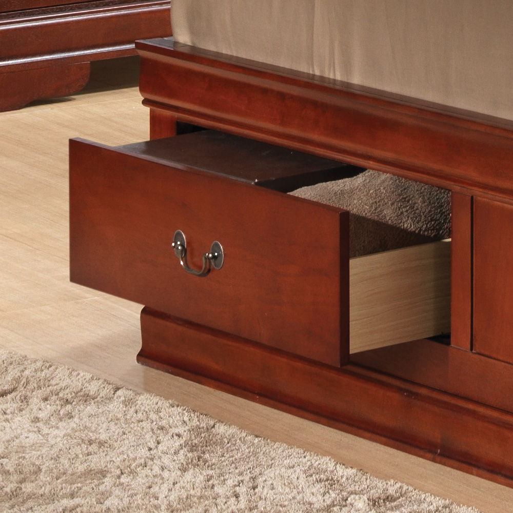 Louis Phillipe - Bookcase Storage Bed by Couch.com