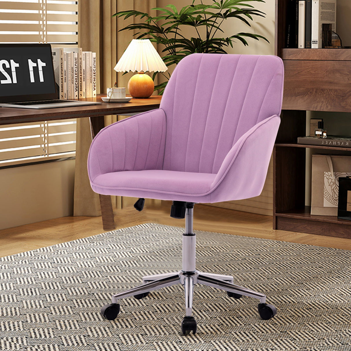 Adjustable Ergonomic Office Chair, Swivel Backrest Seat by Couch.com