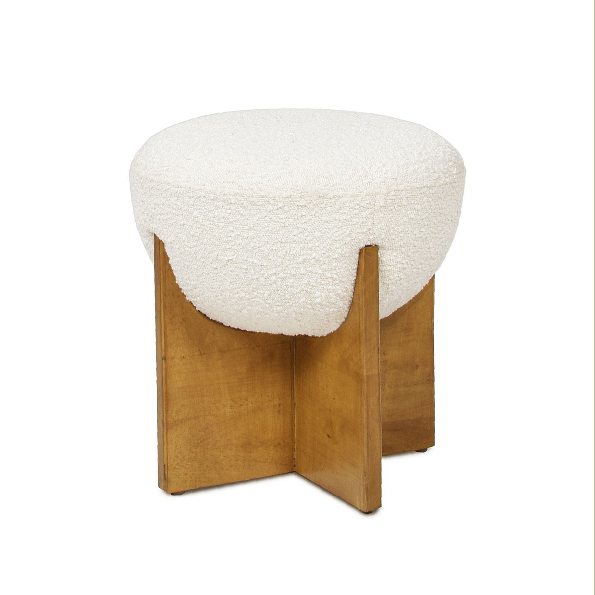 Bali - Round Upholstered Ottoman by Couch.com