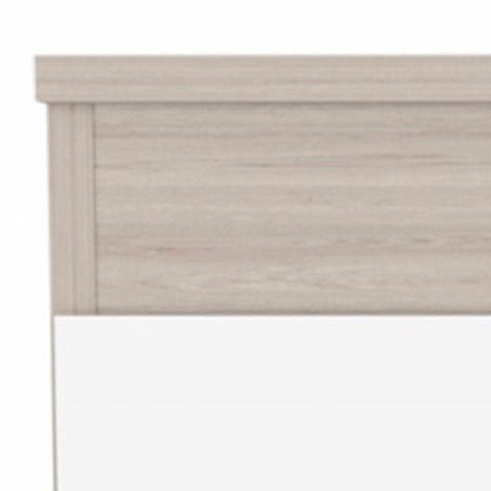 31" Light Gray Wood Three Drawer