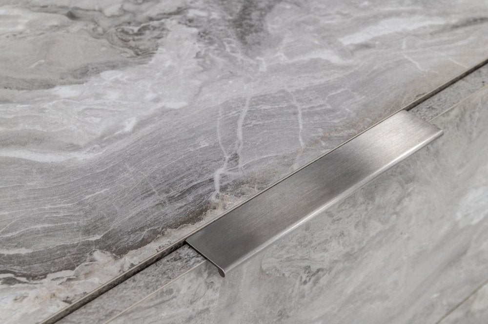 63" Gray Wood Six Drawer Double Dresser