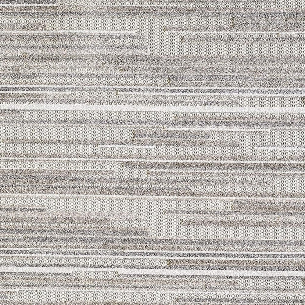 8' X 10' Gray Abstract Stain Resistant Indoor Outdoor Area Rug
