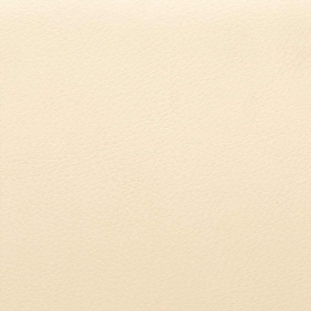 30" Cream And Brown Faux Leather And Solid Wood Swivel Low Back Bar Height Bar Chair