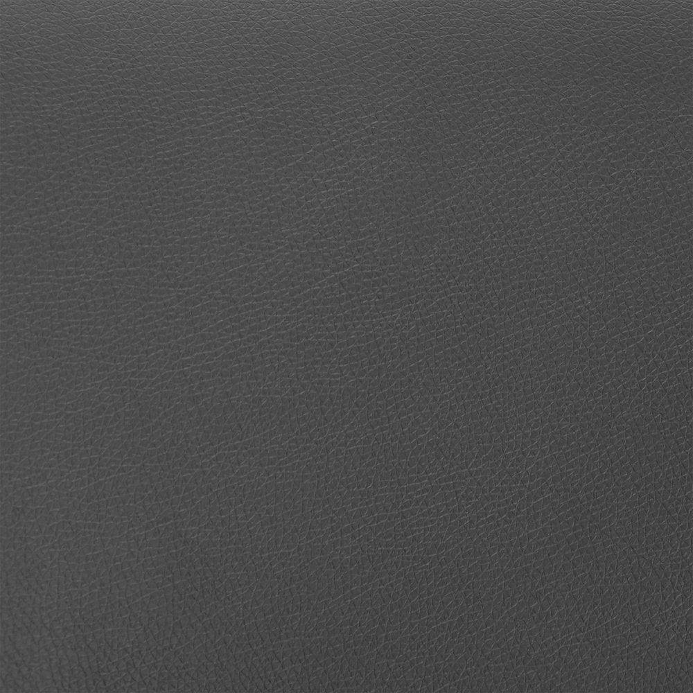 26" Gray and Black Fabric and Iron Low Back Counter Height Swivel Bar Chair