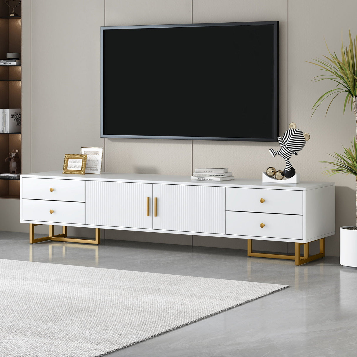 Modern TV Stand With Storage, TV Console Cabinet by Couch.com