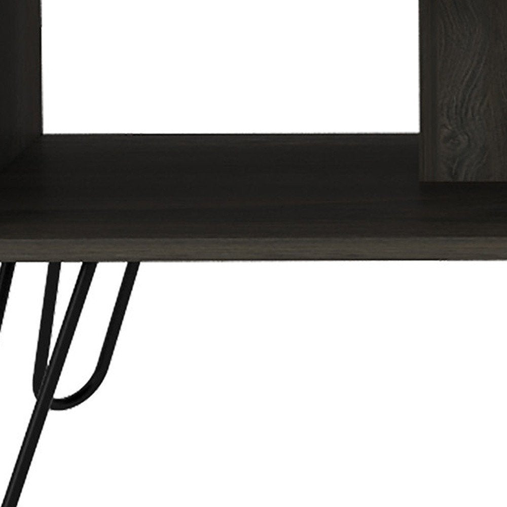 40" Carbon Espresso Manufactured Wood Rectangular Coffee Table