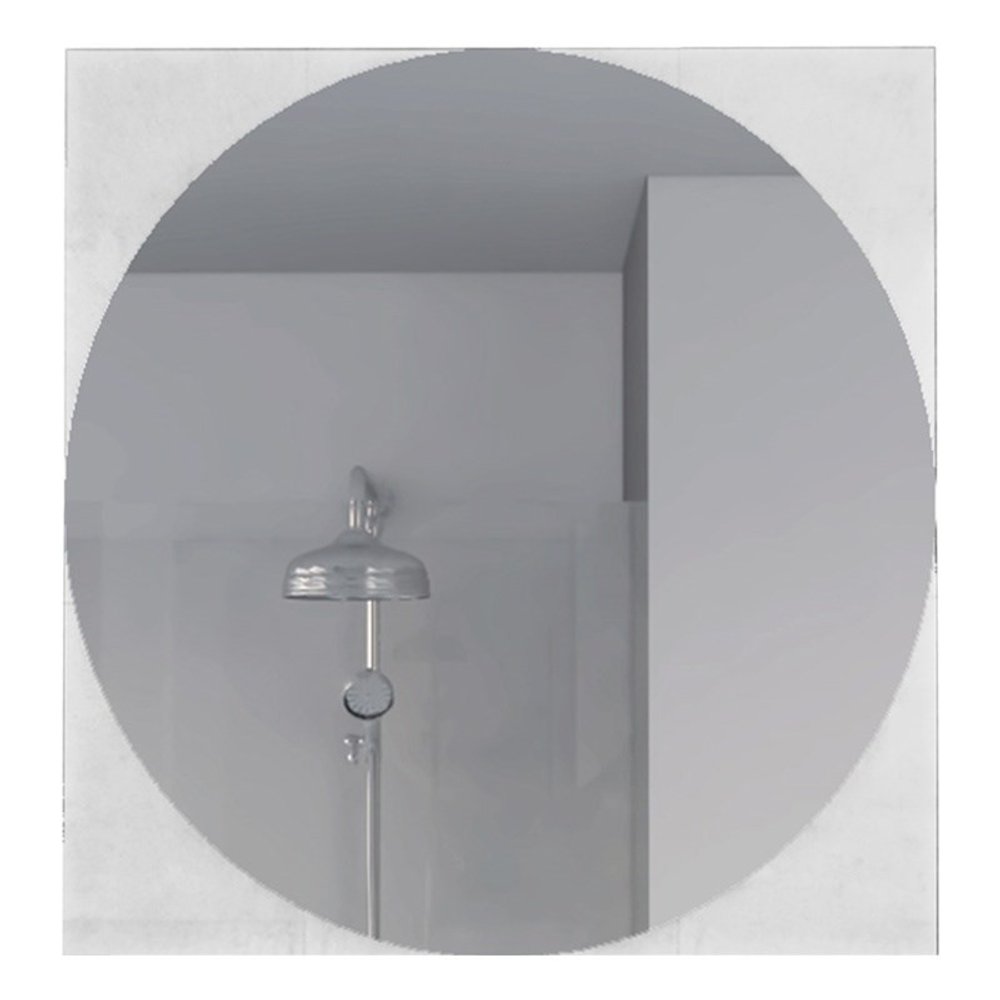 24" Clear Square Framed Bathroom Over Vanity Mirror