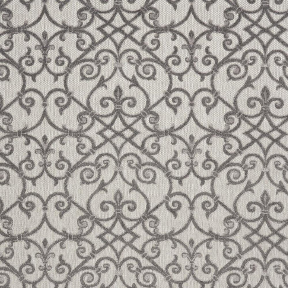 10' X 13' Gray Indoor Outdoor Area Rug