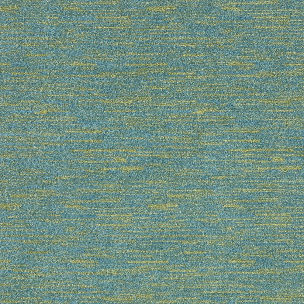 4' X 6' Blue And Green Indoor Outdoor Area Rug