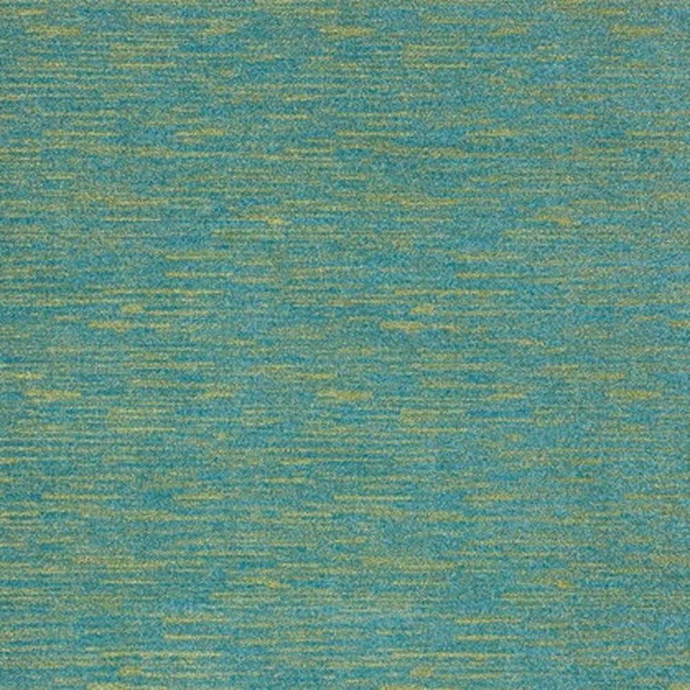 8' X 10' Blue And Green Indoor Outdoor Area Rug