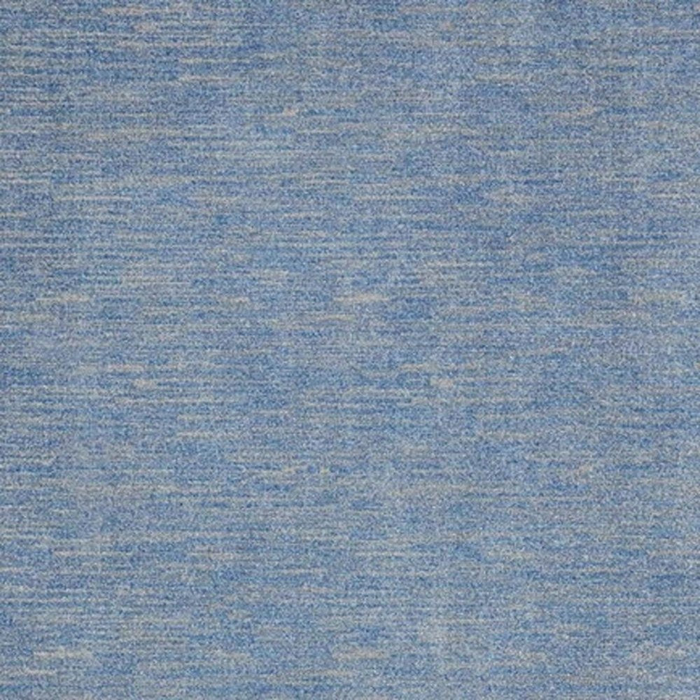 8' X 10' Blue And Gray Indoor Outdoor Area Rug