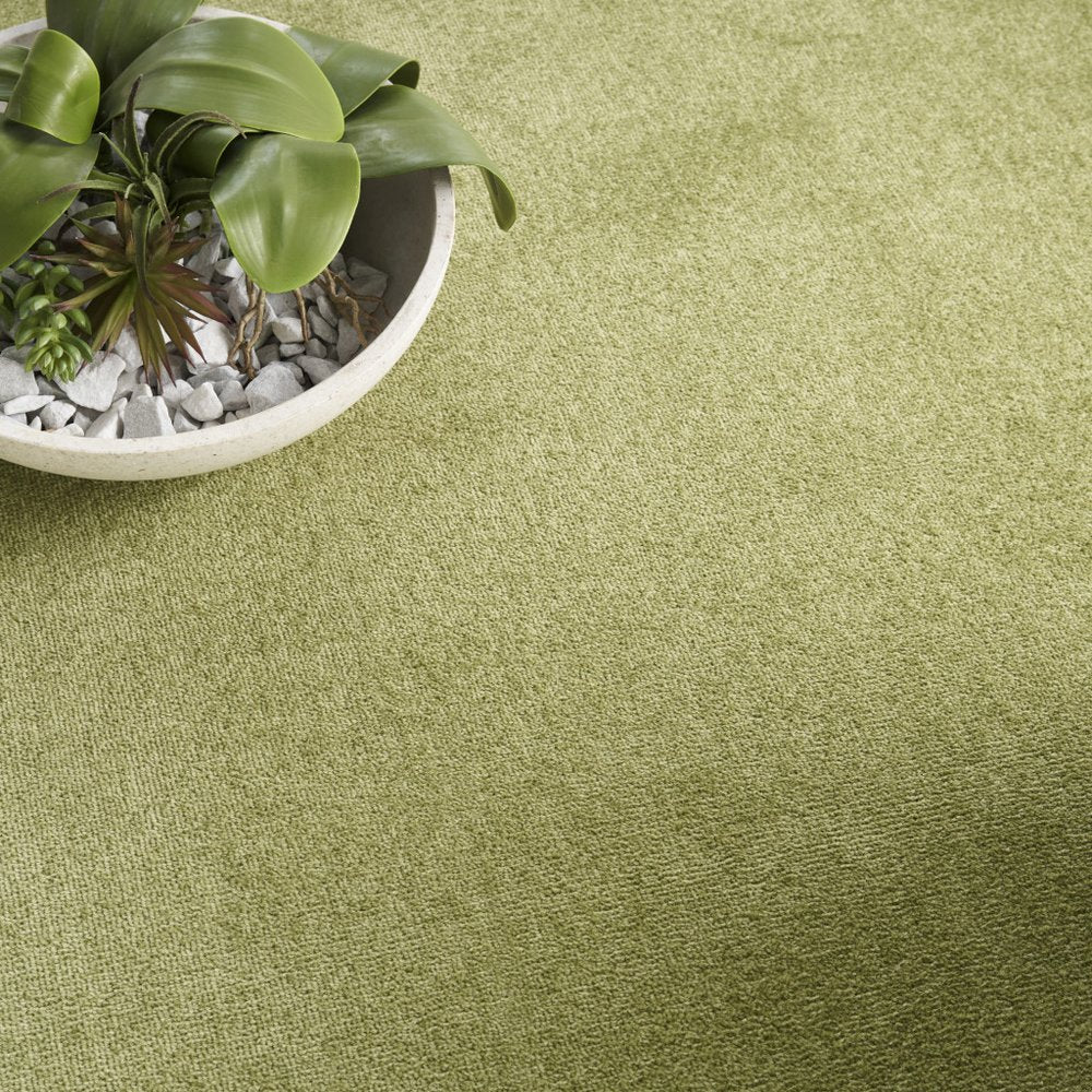 10' X 14' Green Indoor Outdoor Area Rug