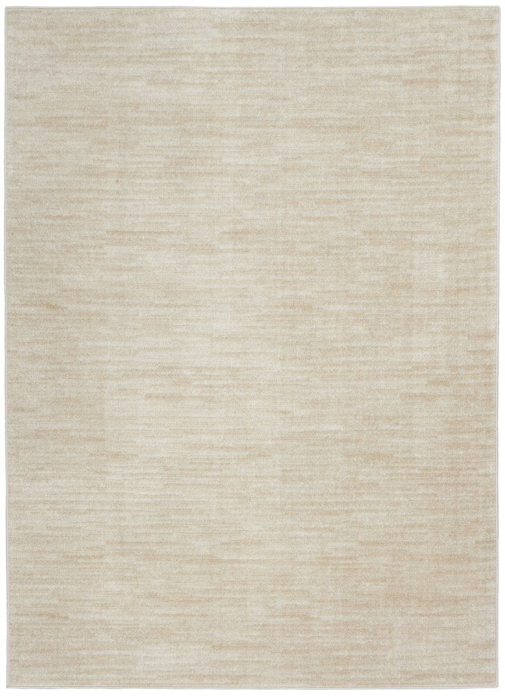 6' X 9' Beige And Ivory Indoor Outdoor Area Rug