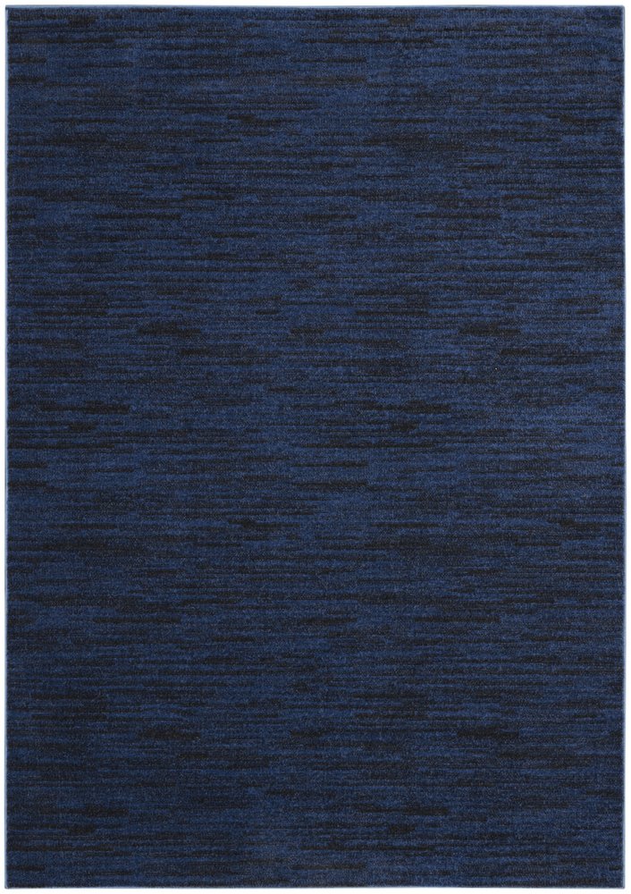 4' X 6' Midnight Blue Stain Resistant Indoor Outdoor Area Rug