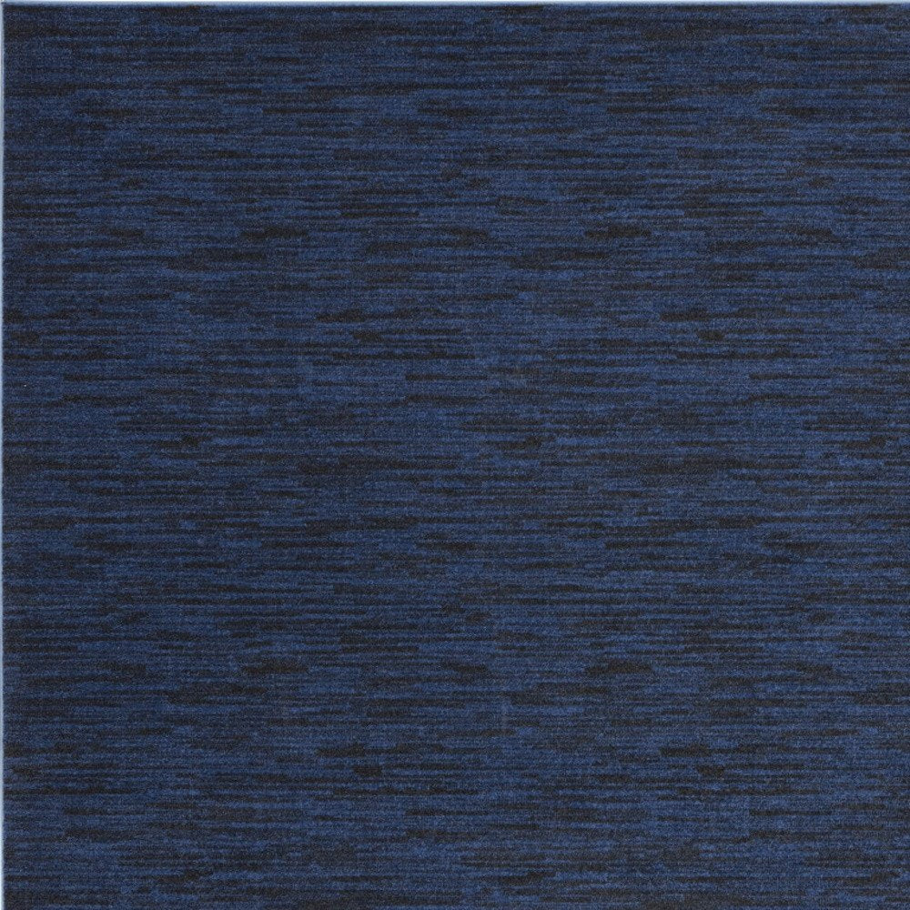 9' Blue Square Indoor Outdoor Area Rug