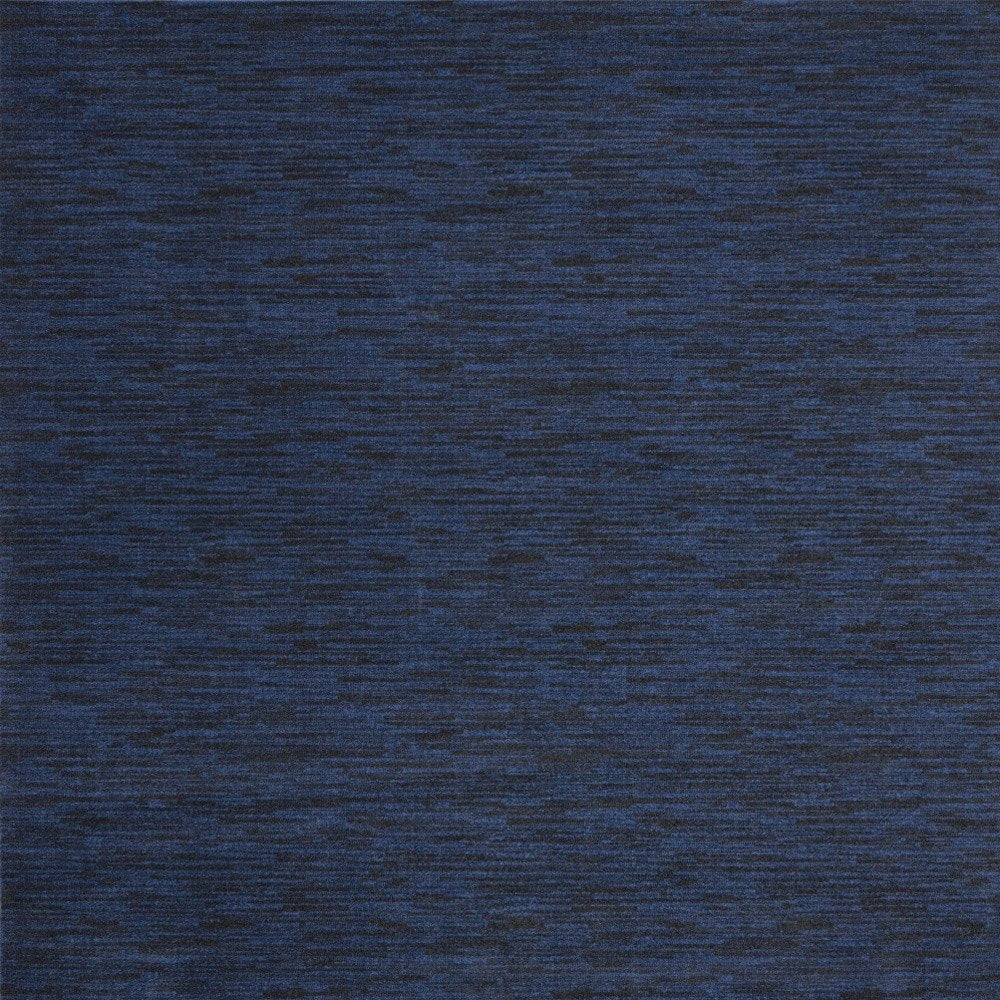 9' Blue Square Indoor Outdoor Area Rug