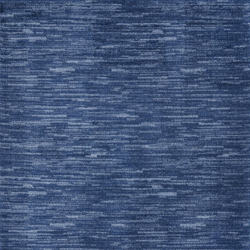5' X 7' Blue Indoor Outdoor Area Rug