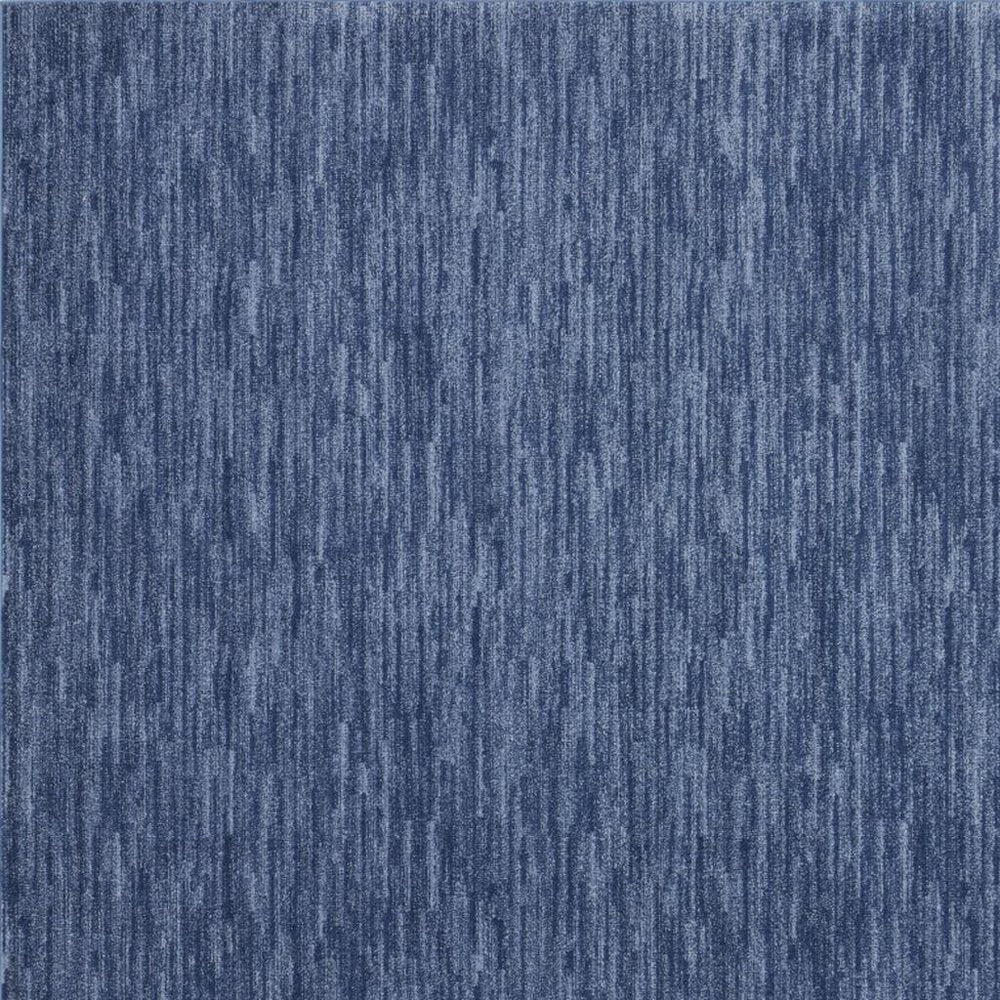 9' Blue Square Indoor Outdoor Area Rug