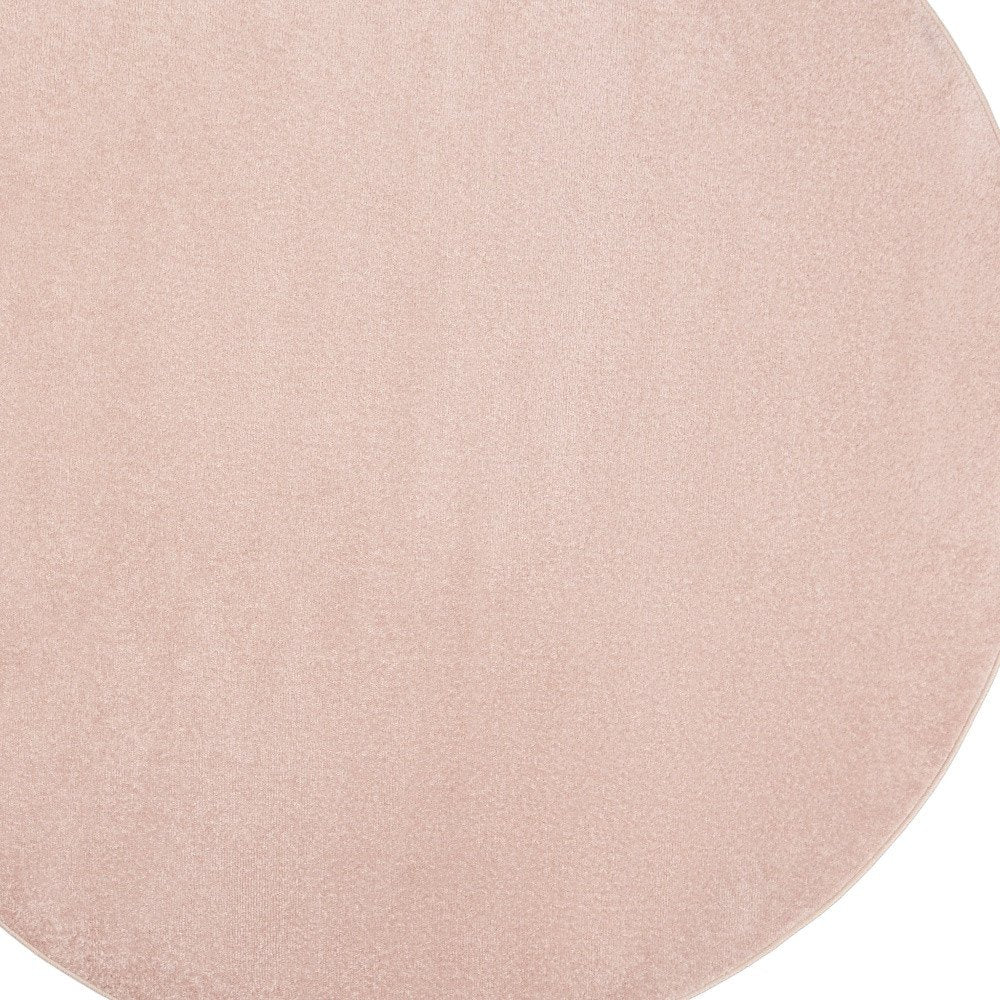 8' X 8' Pink Round Indoor Outdoor Area Rug