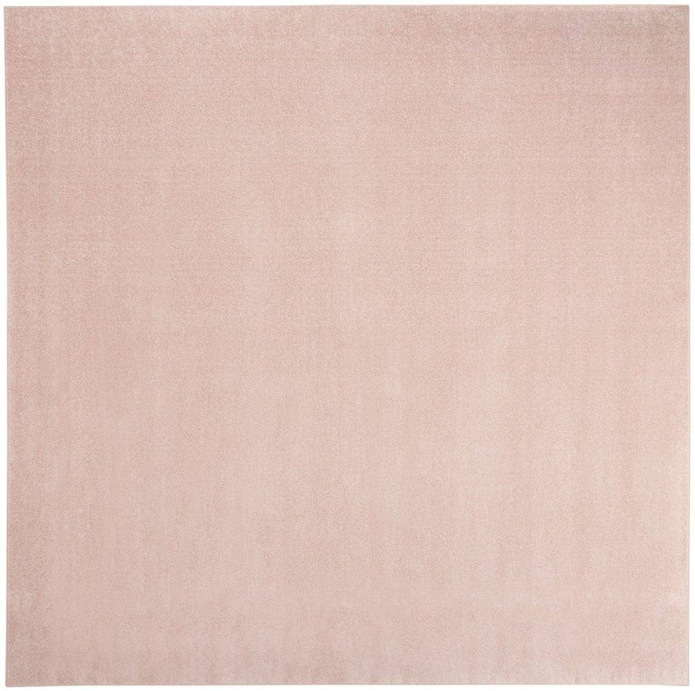 9' Pink Square Indoor Outdoor Area Rug
