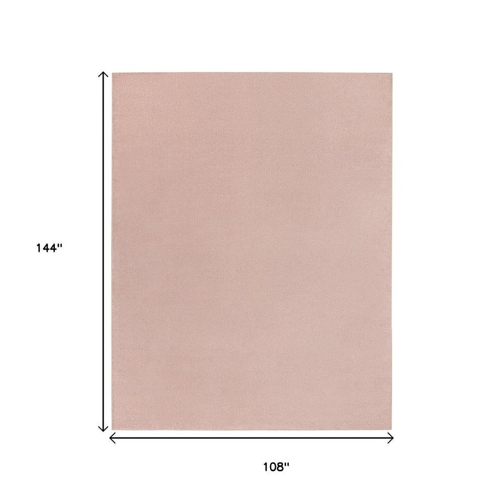 9' X 12' Pink Indoor Outdoor Area Rug