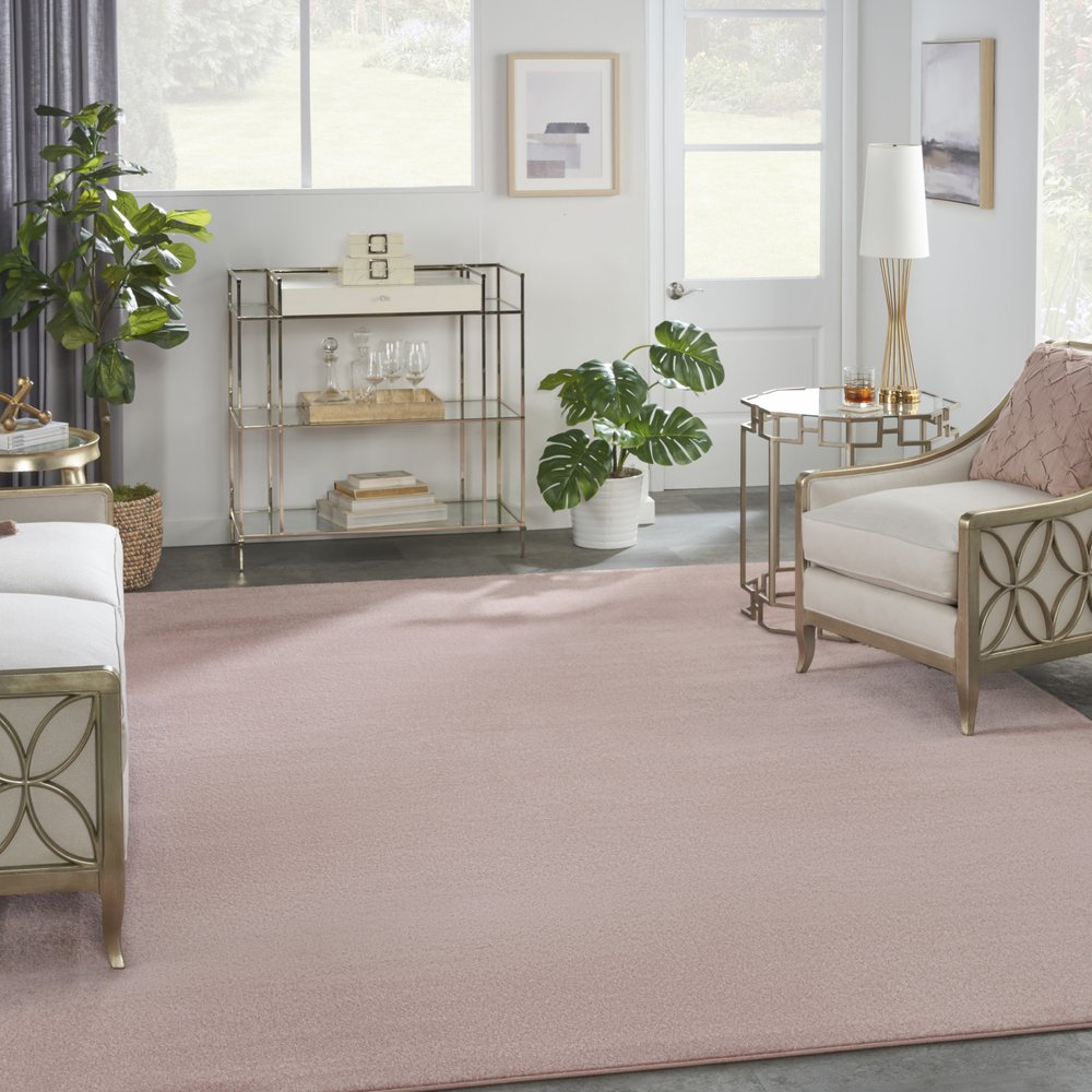 9' X 12' Pink Indoor Outdoor Area Rug