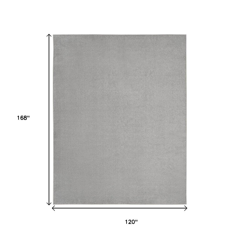 10' X 14' Gray Indoor Outdoor Area Rug