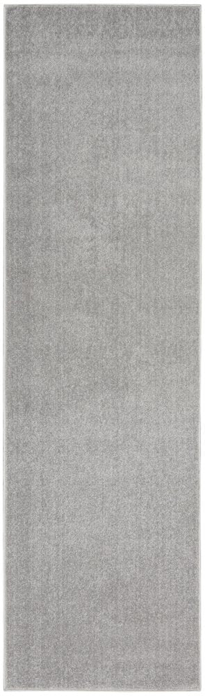 10' Gray Indoor Outdoor Runner Rug