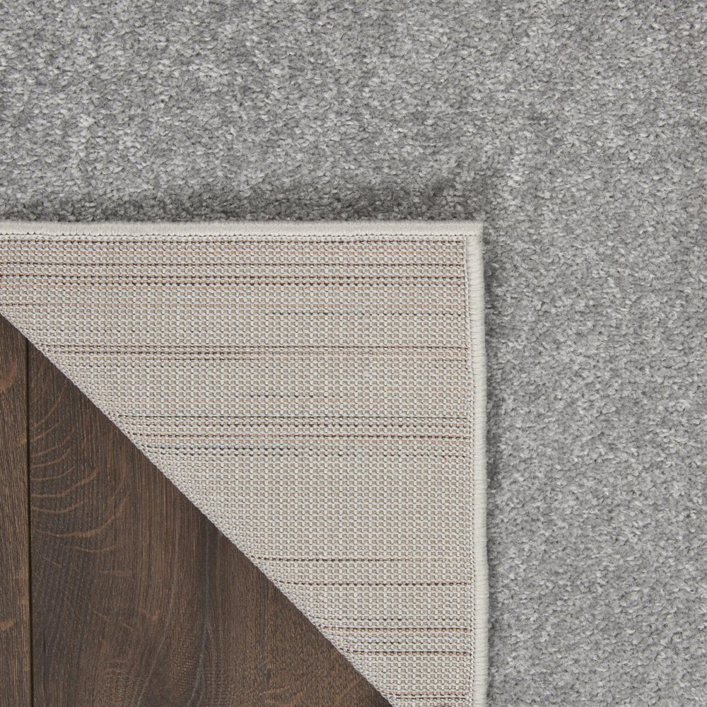 9' Gray Square Indoor Outdoor Area Rug