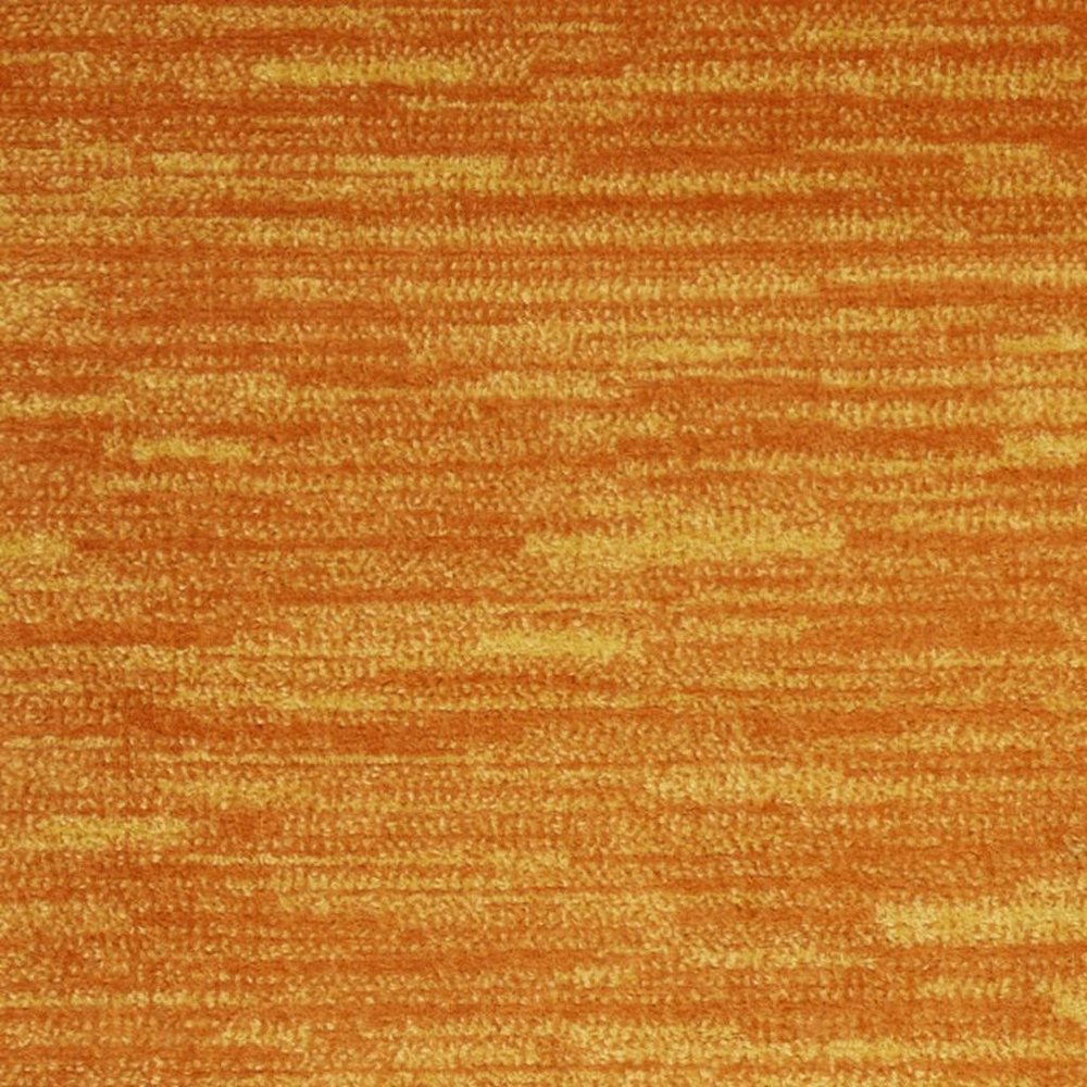 8' Orange Indoor Outdoor Runner Rug