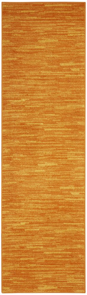 8' Orange Indoor Outdoor Runner Rug