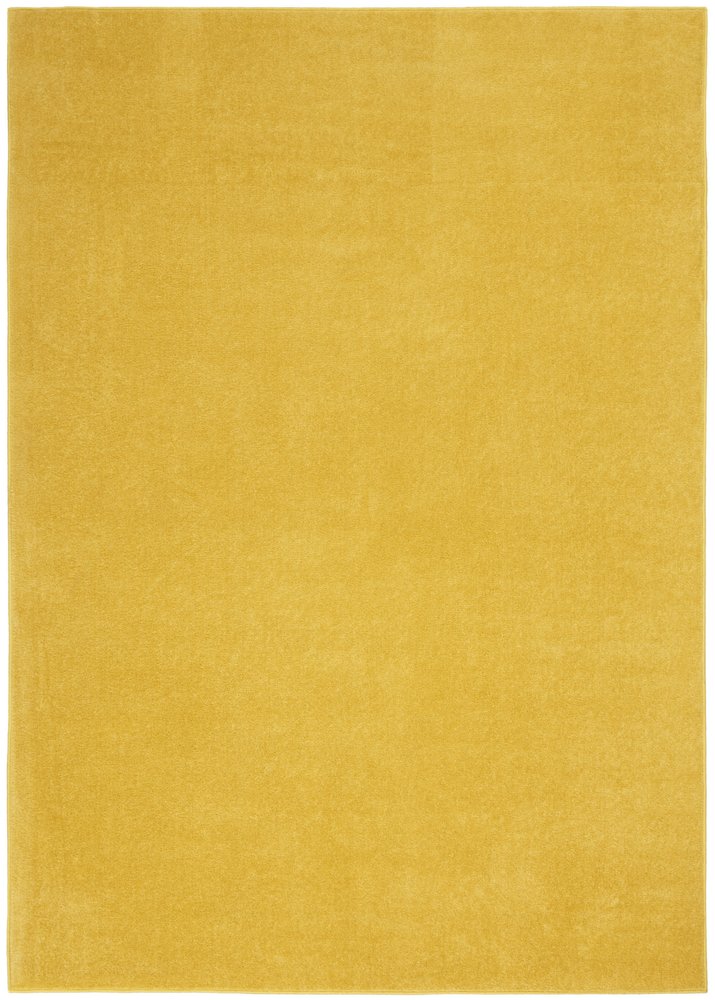 5' X 7' Yellow Indoor Outdoor Area Rug
