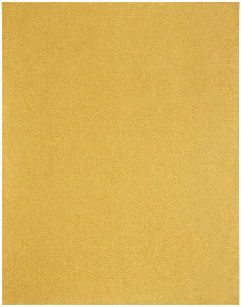 8' X 10' Yellow Indoor Outdoor Area Rug