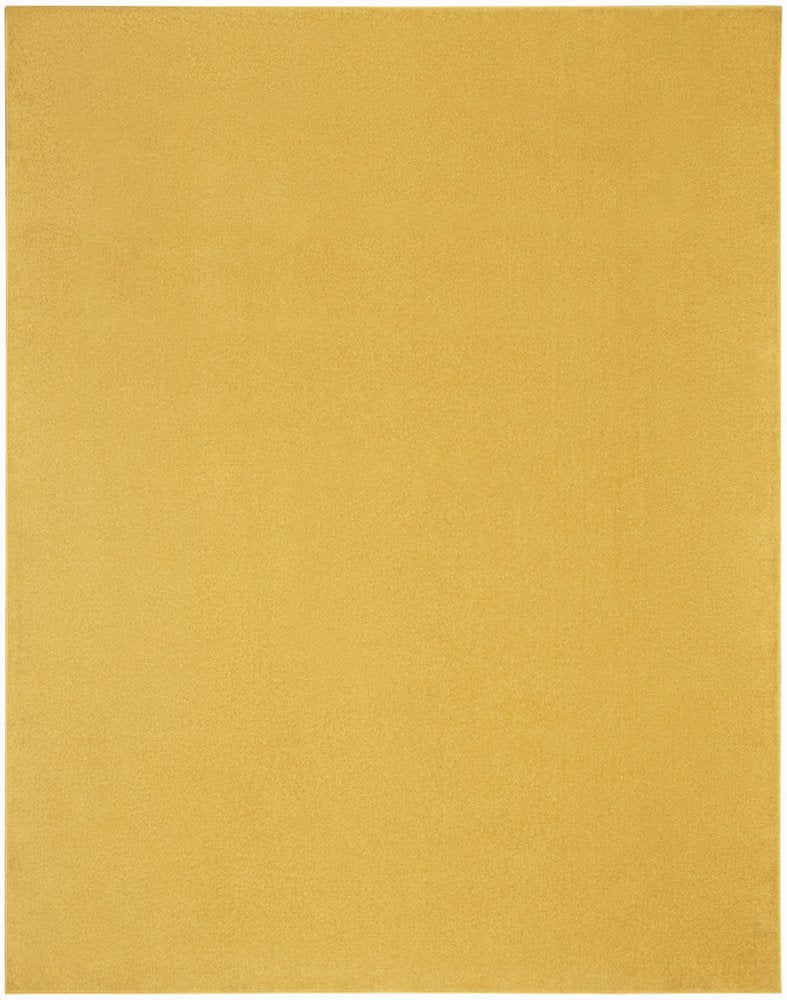 8' X 10' Yellow Indoor Outdoor Area Rug