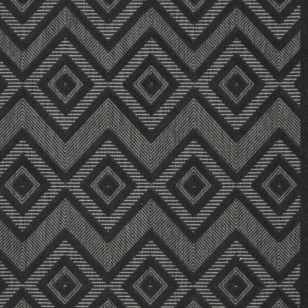 5' X 7' Charcoal Indoor Outdoor Area Rug