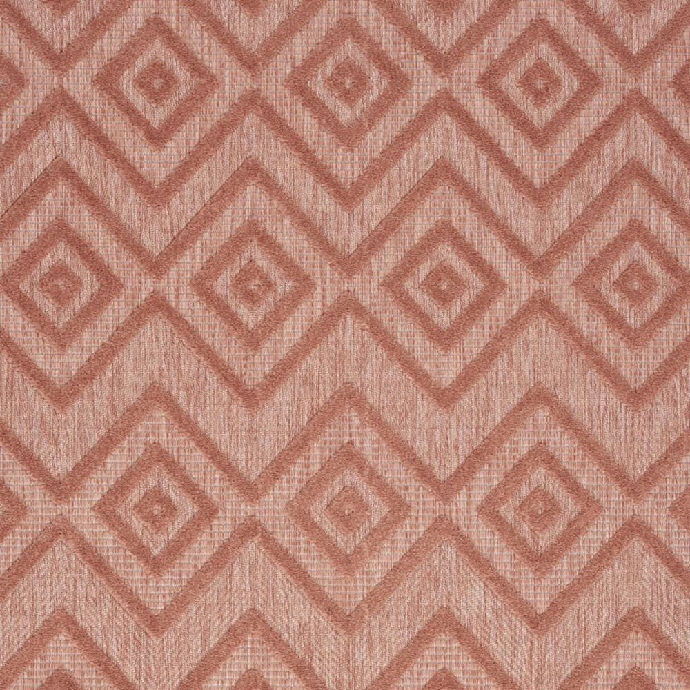 5' X 7' Coral Indoor Outdoor Area Rug