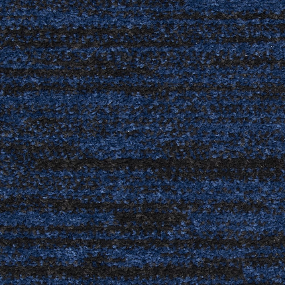 6' X 6' Blue Round Indoor Outdoor Area Rug