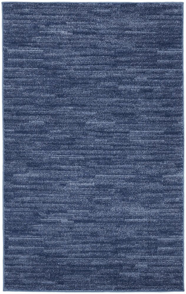 3' X 5' Blue Indoor Outdoor Area Rug