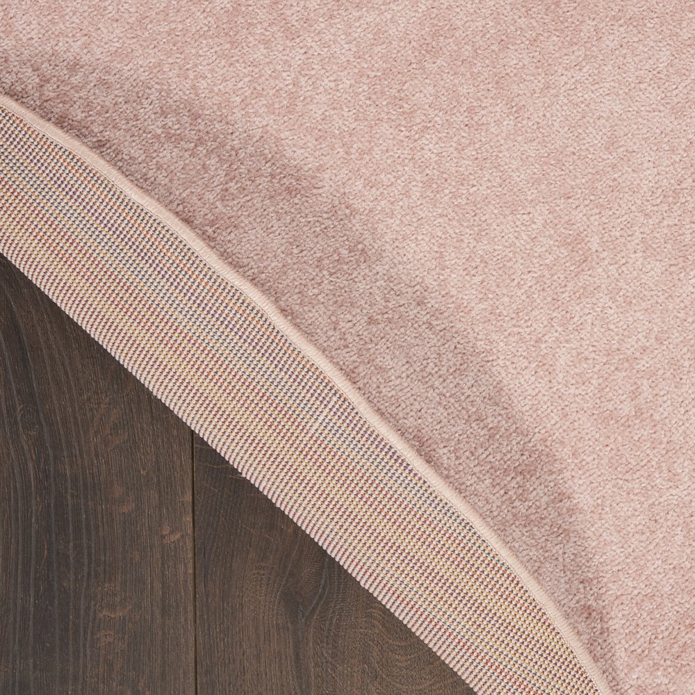4' Pink Round Indoor Outdoor Area Rug
