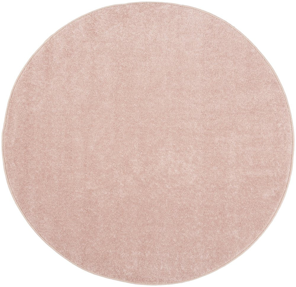 4' Pink Round Indoor Outdoor Area Rug