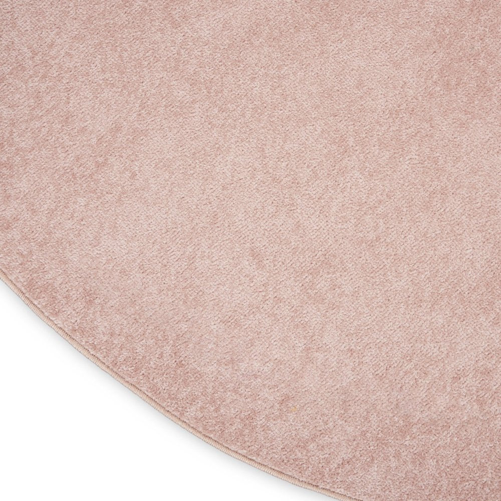 6' X 6' Pink Round Indoor Outdoor Area Rug